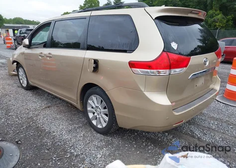 2011 Toyota Sienna Limited from USA, damaged, VIN 5TDDK3DC9BS012780